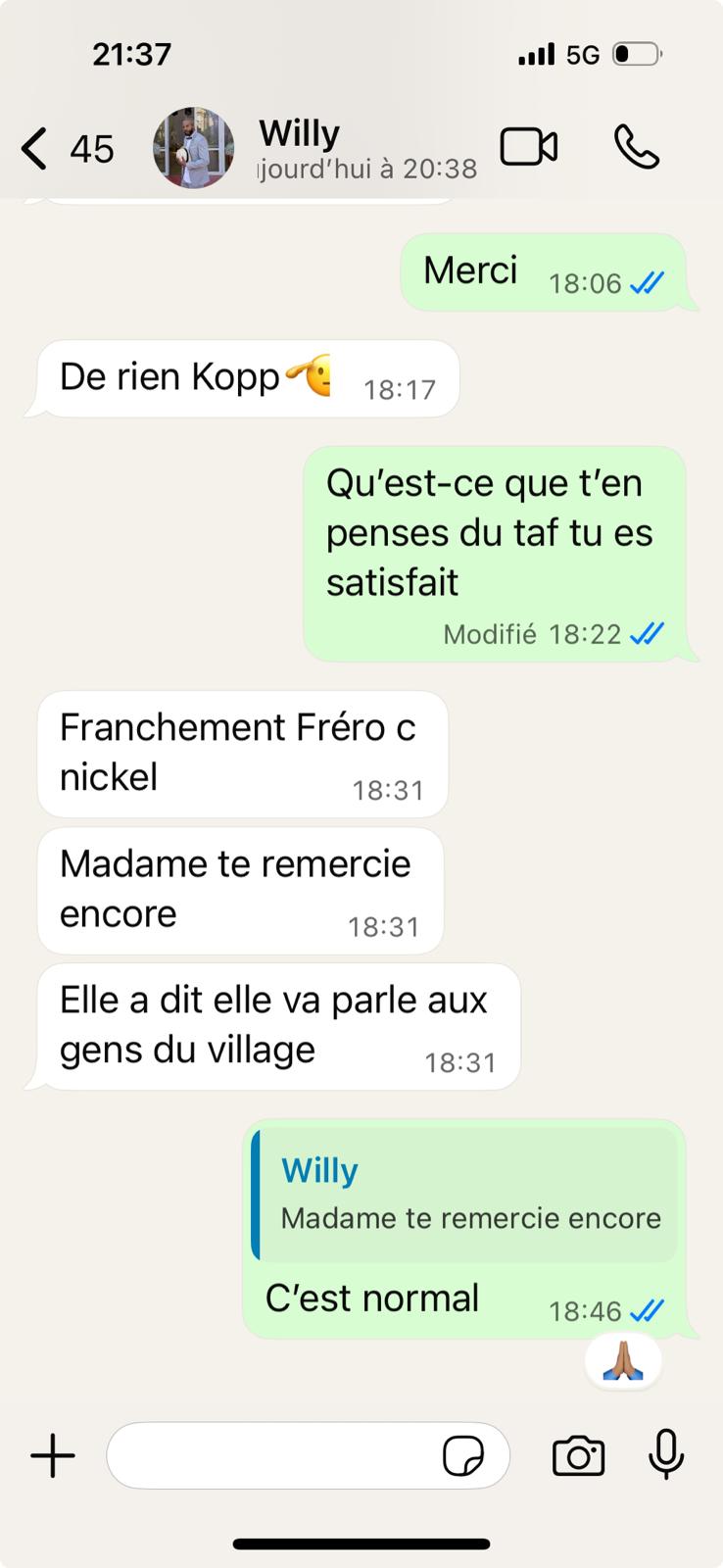 Compare le résultat de l' objet avant puis après nettoyage par nos services.